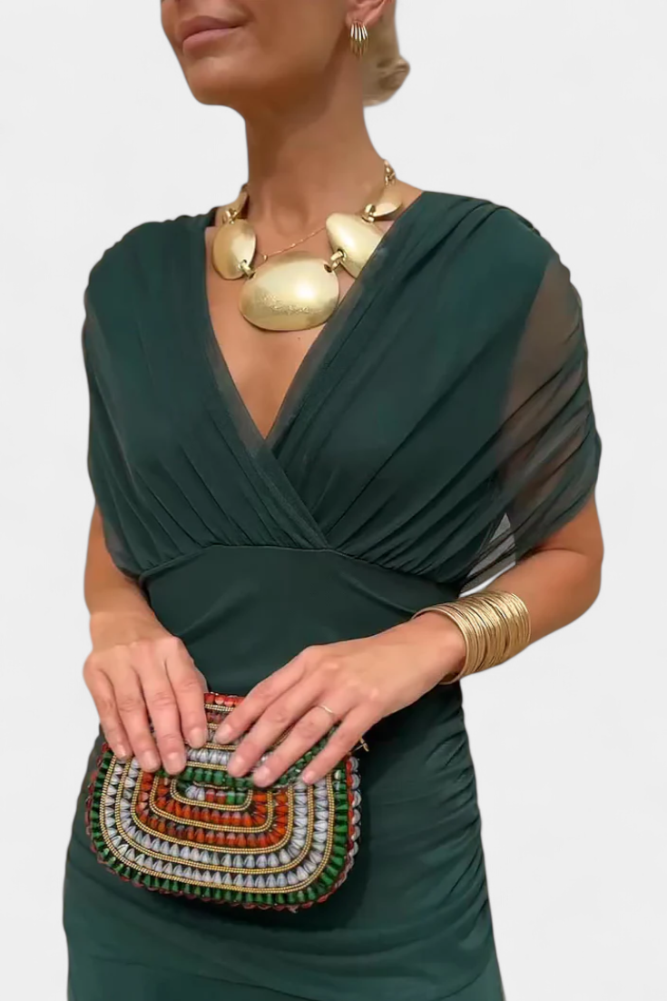 Lucasta | Elegant Off-Shoulder Dress